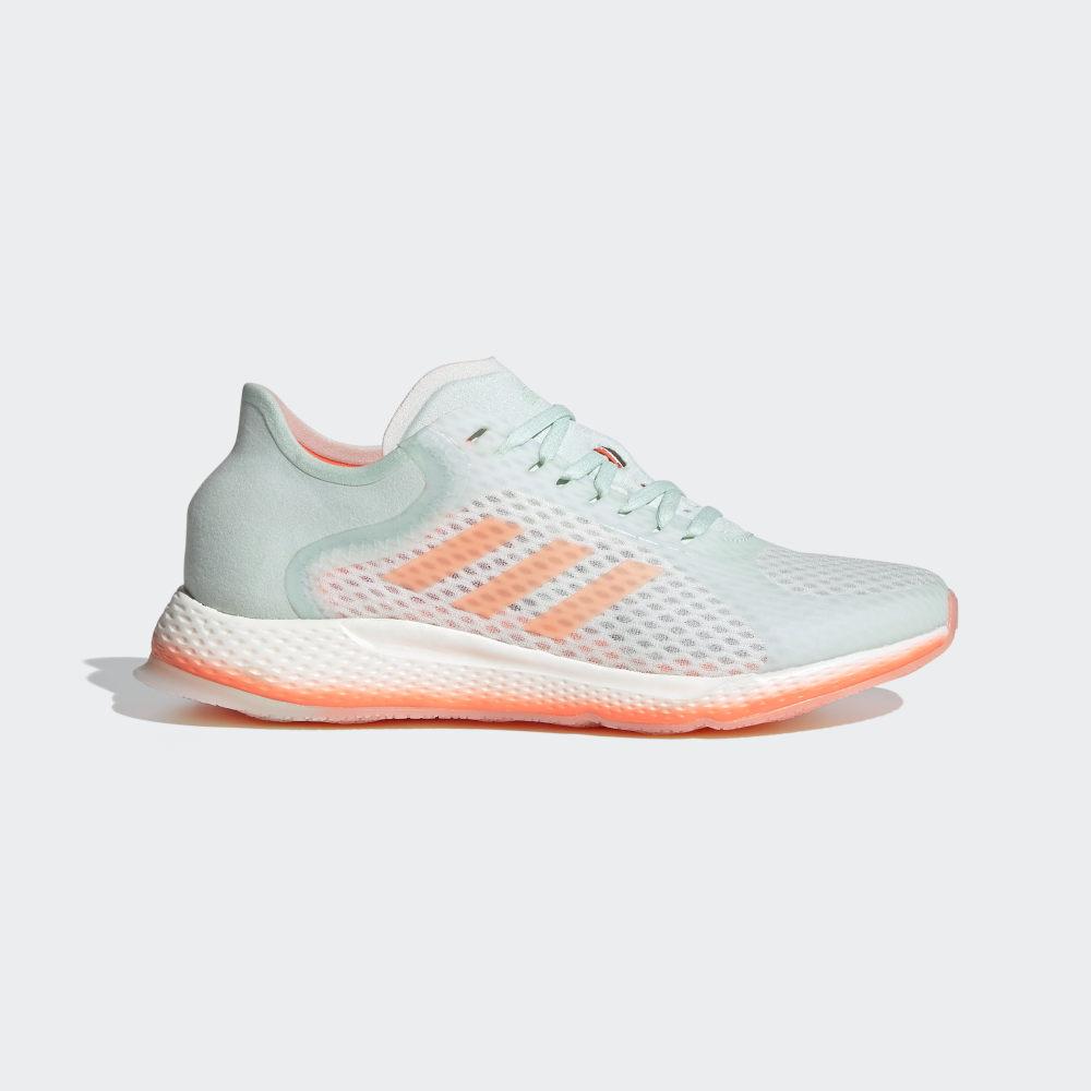 Adidas Women's FOCUSBREATHEIN Running Shoes Grey Green/Coral/White Ireland EE7721